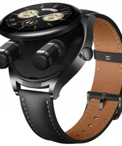 Watch Buds 47mm Black GPS + BLUETOOTH Smartwatch NEW